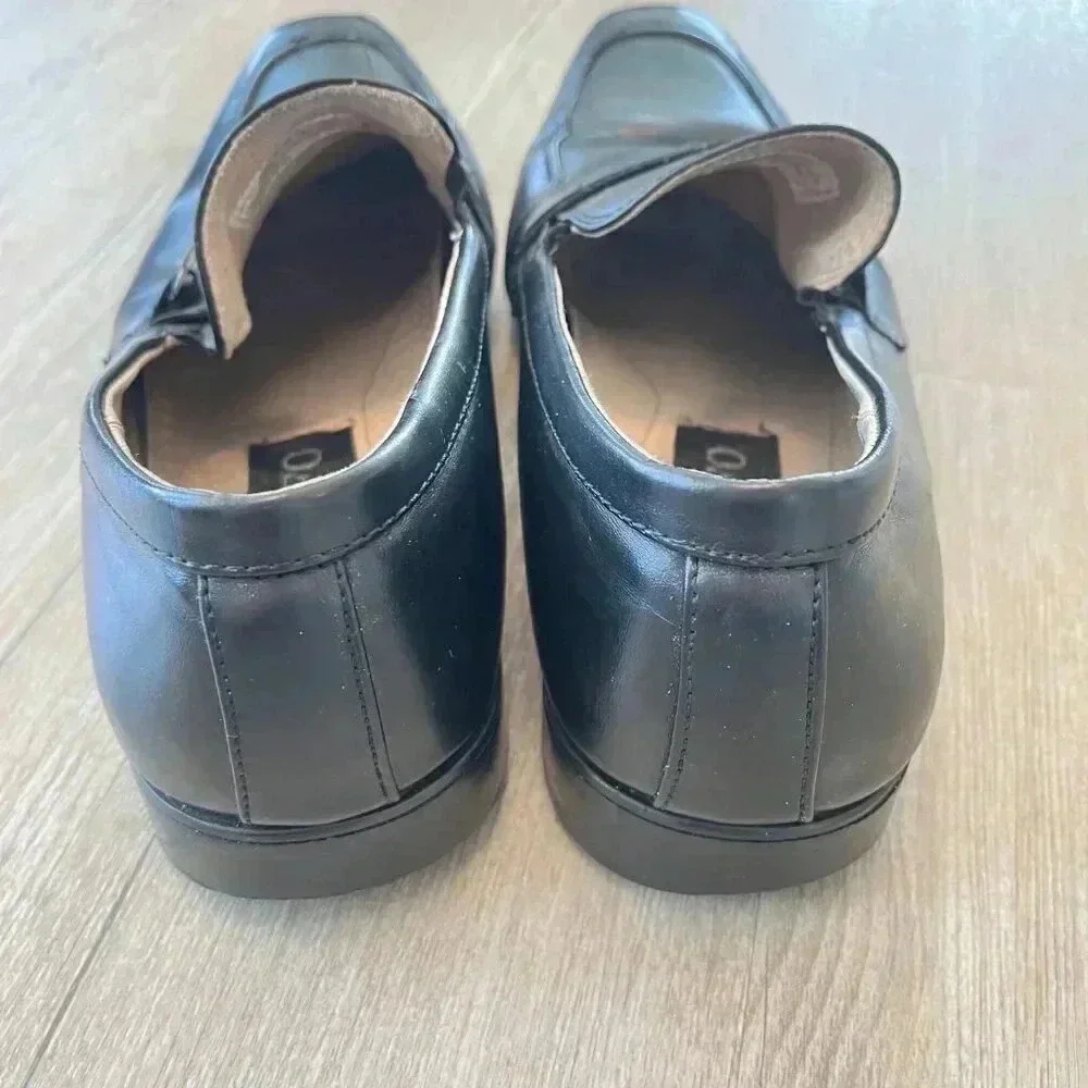 Mens Adolfo Black Johnston Loafers - 10